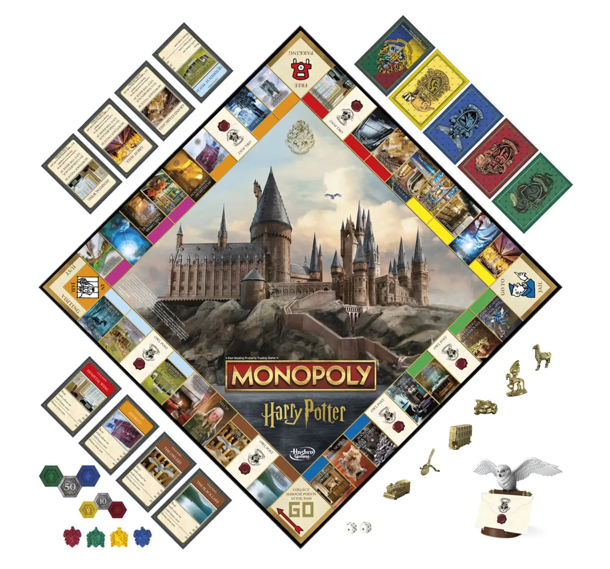 Official Harry Potter Monopoly Board Game- New 2025 Edition