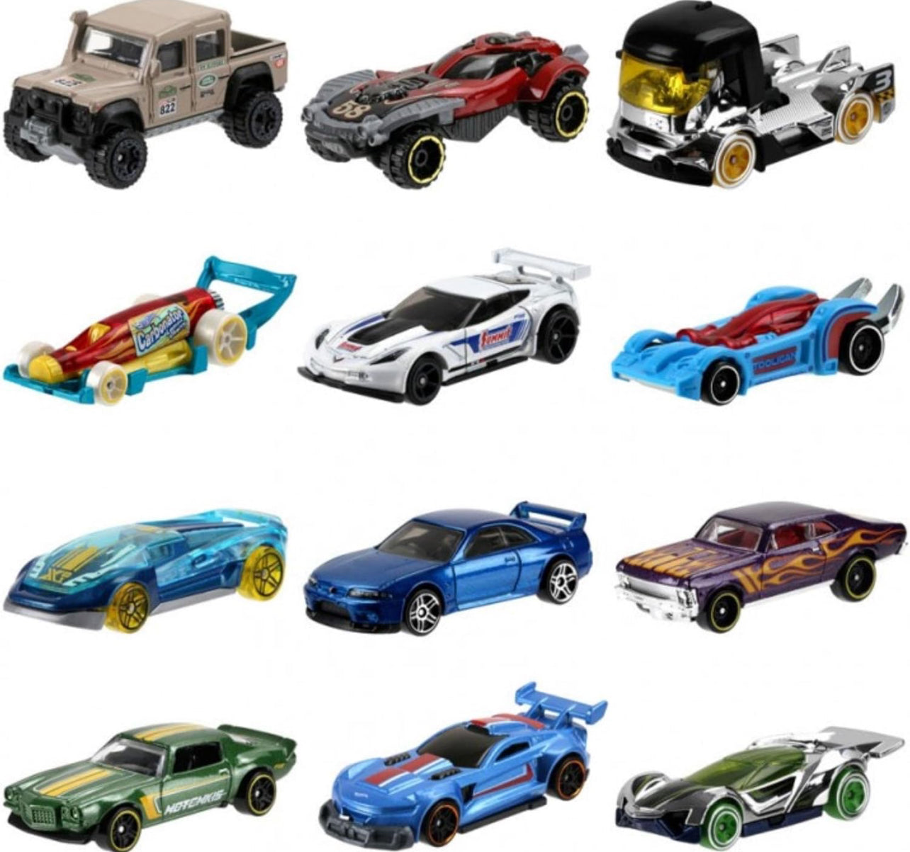 Hot Wheels - Mattel Die Cast Cars (Random 5 pc)