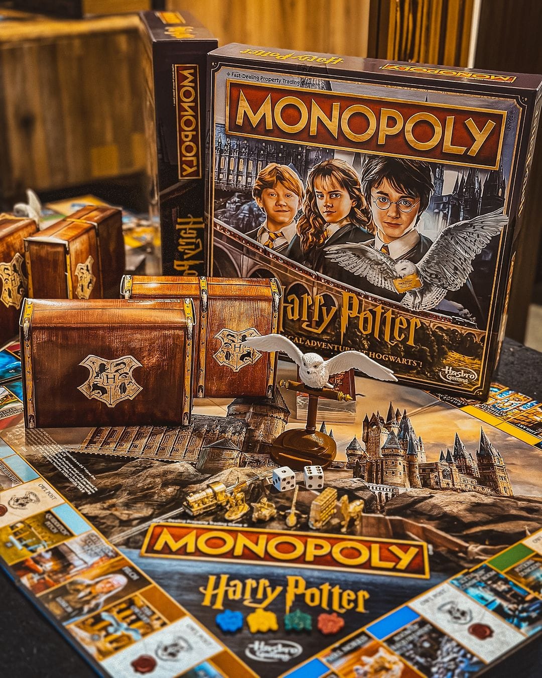 Official Harry Potter Monopoly Board Game- New 2025 Edition