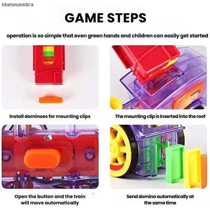 BlockChase – Race, Set, Domino | Instant Chain Reactions | Perfect for Little Hands