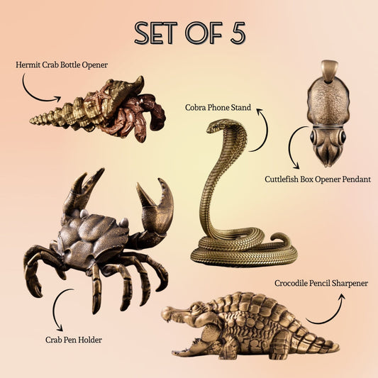 Antique  Brass Animal-Inspired Novelty Collection™️