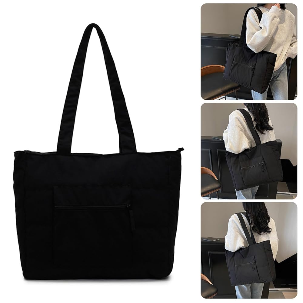 Blush Cloud Quilted Tote