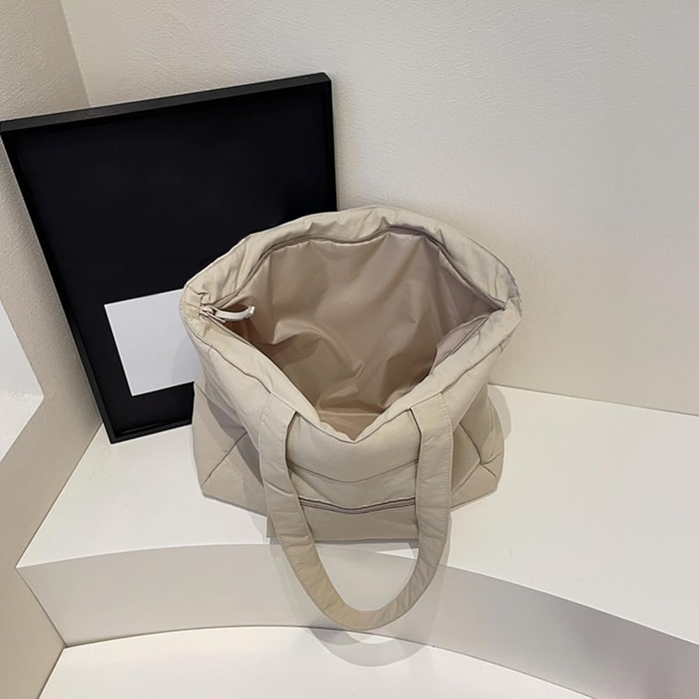 Blush Cloud Quilted Tote