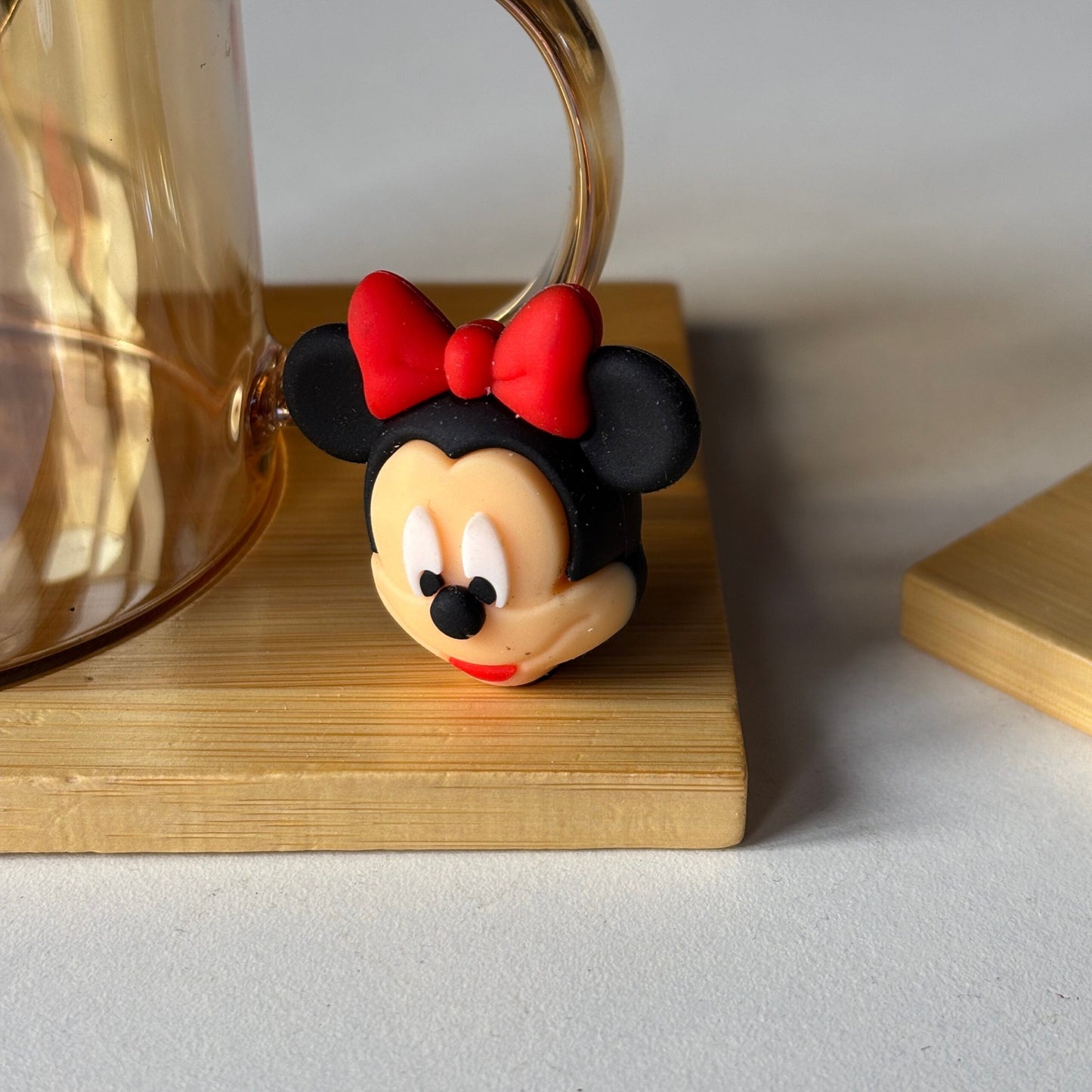 Mickey mug with tray and spoon