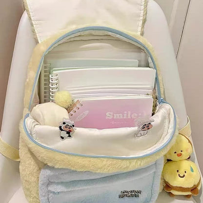 Bochan and Shiro Plush Backpack
