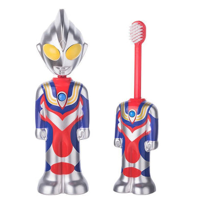 Superhero Jumping Toy Toothbrush with Ultra Soft Bristles (Set of 2)