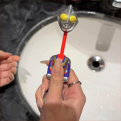 Superhero Jumping Toy Toothbrush with Ultra Soft Bristles (Set of 2)