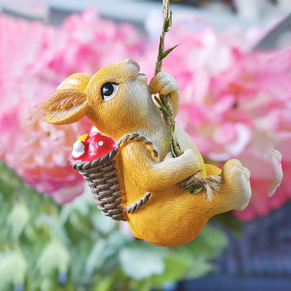 Climbing Rabbit Ornament