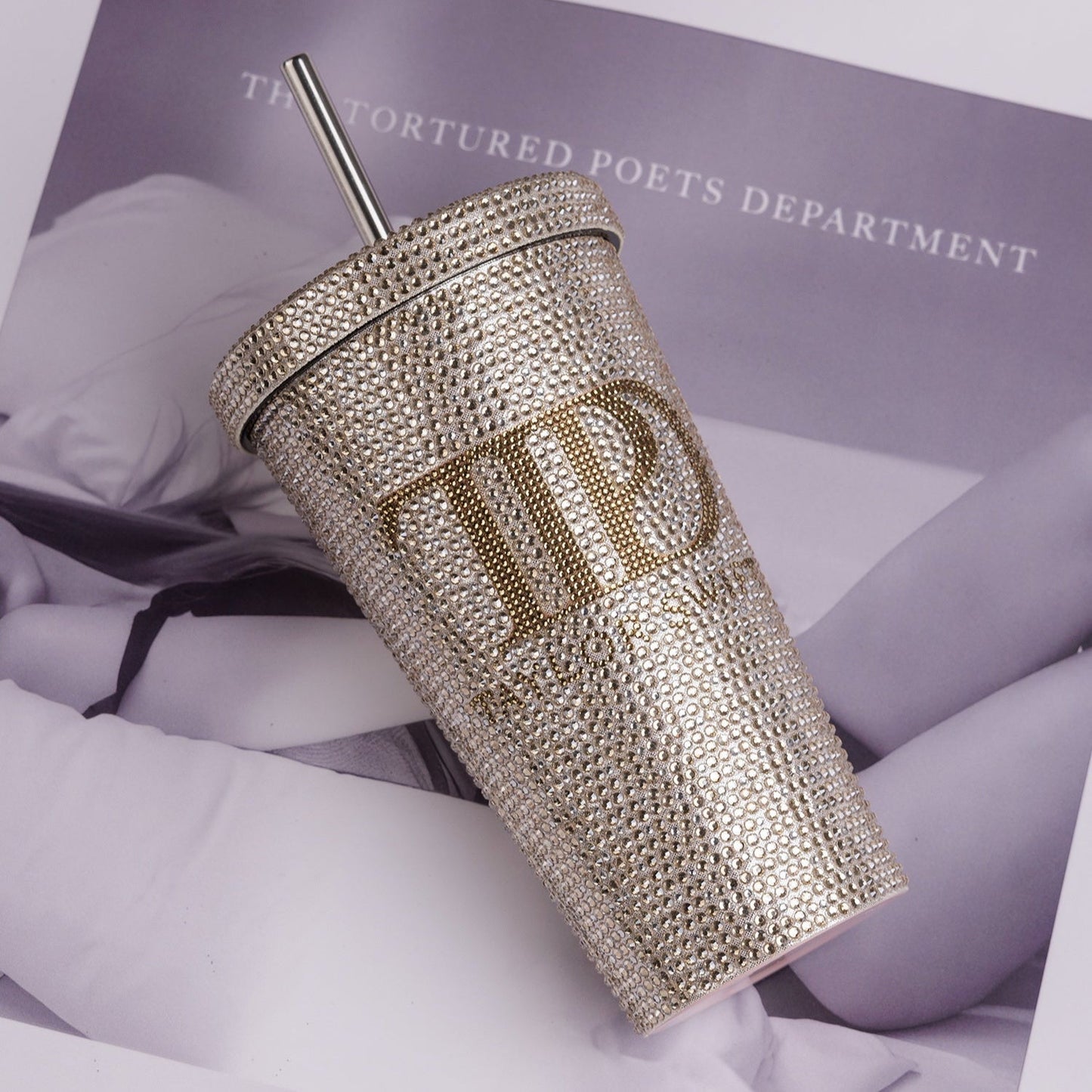 TS Bling Tumbler 16oz 【Reputation/1989/TTPD/Fearless/Lover/Midnight Edition】Double Wall Coffee Cup