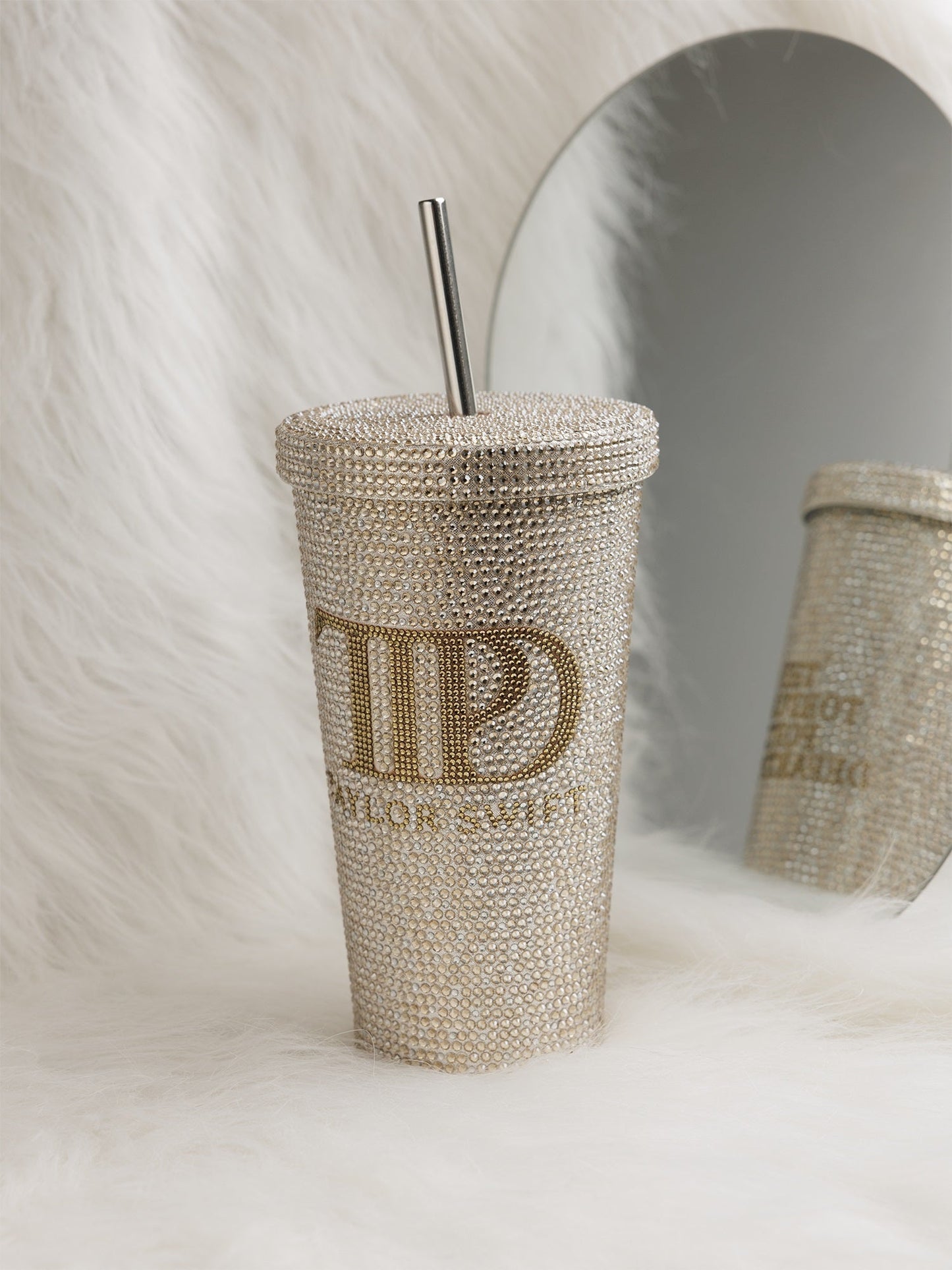 TS Bling Tumbler 16oz 【Reputation/1989/TTPD/Fearless/Lover/Midnight Edition】Double Wall Coffee Cup