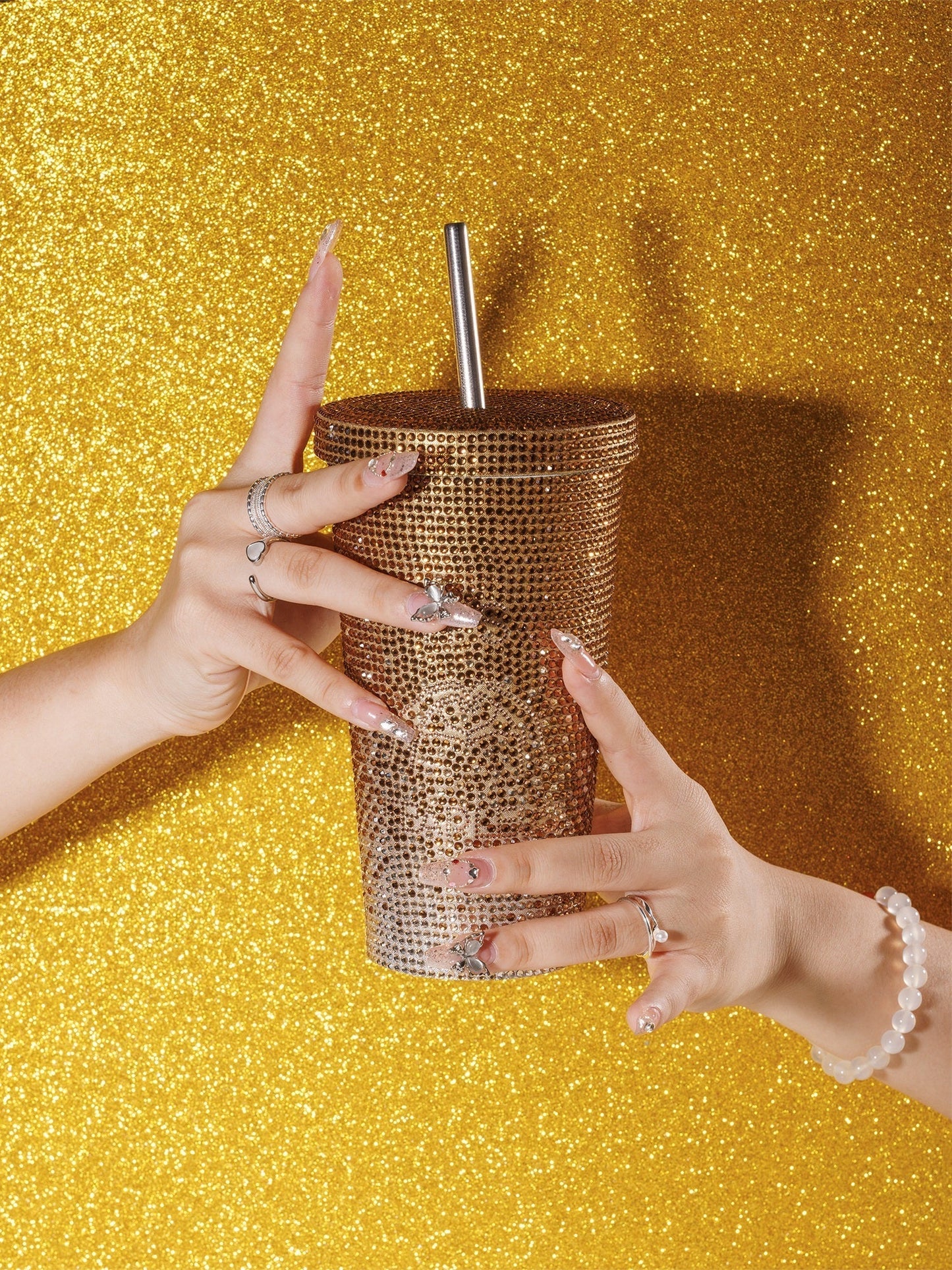TS Bling Tumbler 16oz 【Reputation/1989/TTPD/Fearless/Lover/Midnight Edition】Double Wall Coffee Cup