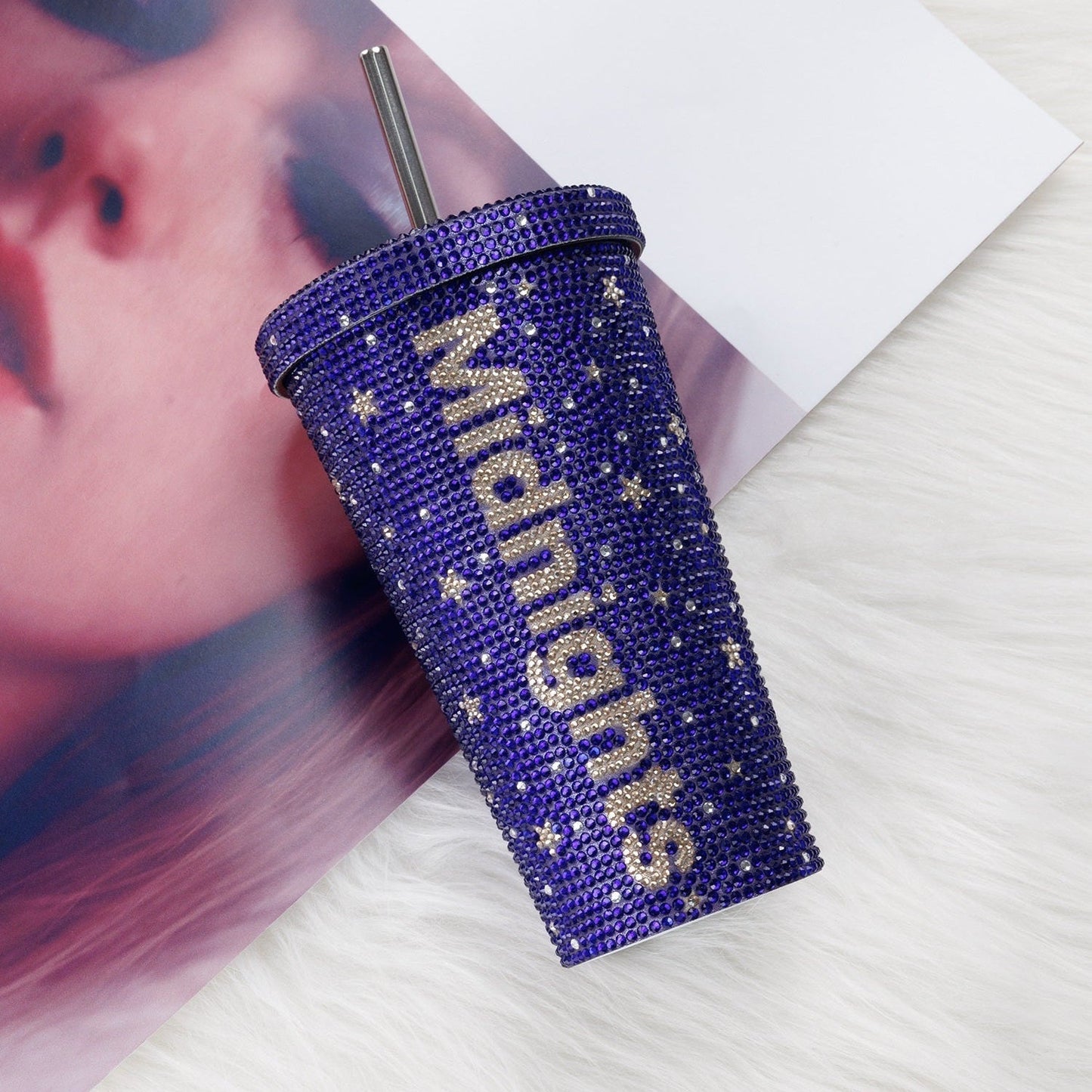TS Bling Tumbler 16oz 【Reputation/1989/TTPD/Fearless/Lover/Midnight Edition】Double Wall Coffee Cup