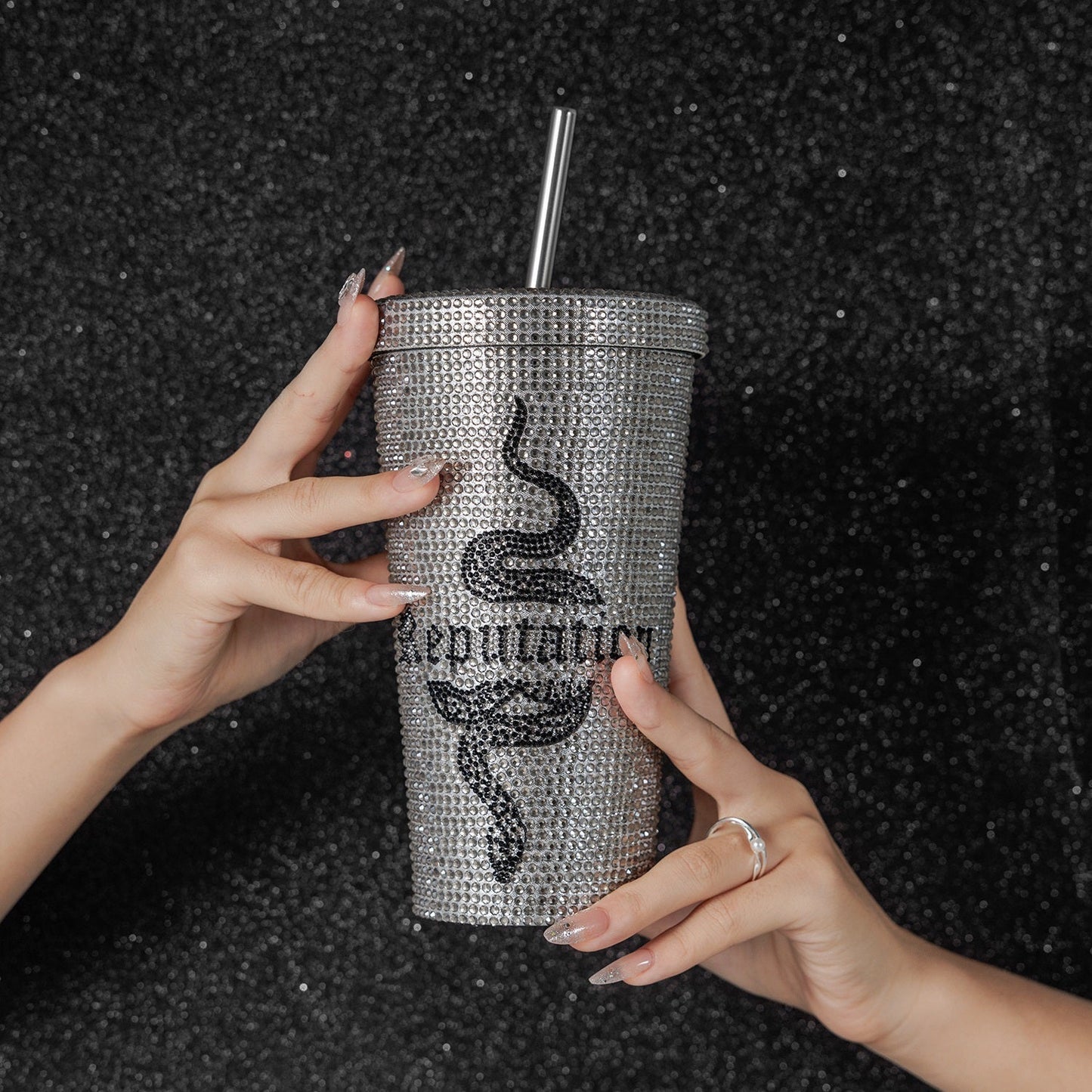 TS Bling Tumbler 16oz 【Reputation/1989/TTPD/Fearless/Lover/Midnight Edition】Double Wall Coffee Cup