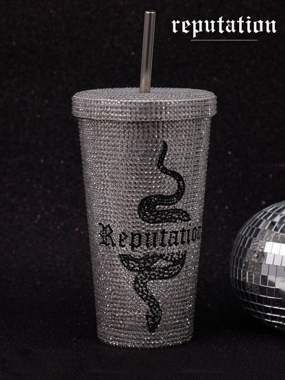 TS Bling Tumbler 16oz 【Reputation/1989/TTPD/Fearless/Lover/Midnight Edition】Double Wall Coffee Cup