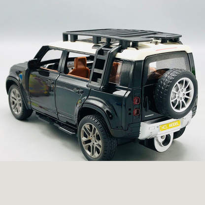 Land Rover Defender RC 1:22 Diecast Model Car with Smoke & LED Lights