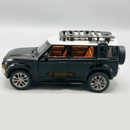 Land Rover Defender RC 1:22 Diecast Model Car with Smoke & LED Lights