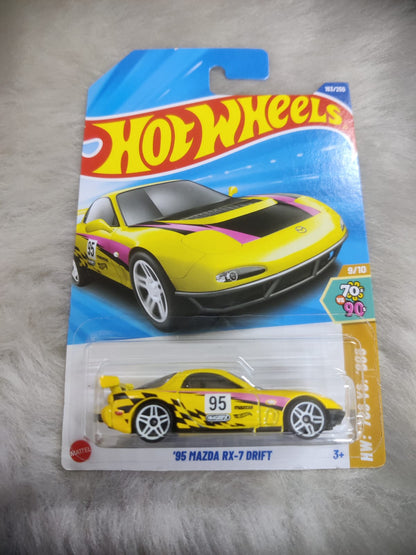 Hot Wheels 2025 J and K Case Vehicle Exclusive Collection - '95 Mazda Rx-7 Drift