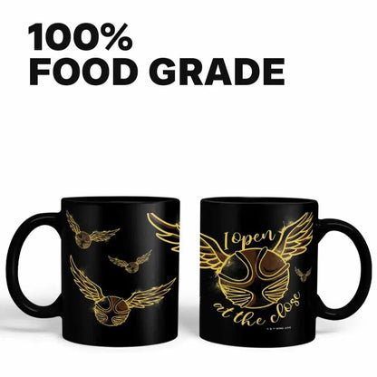 Harry Potter Golden Snitch Ceramic 3D Black Coffee Mug - 325 Ml