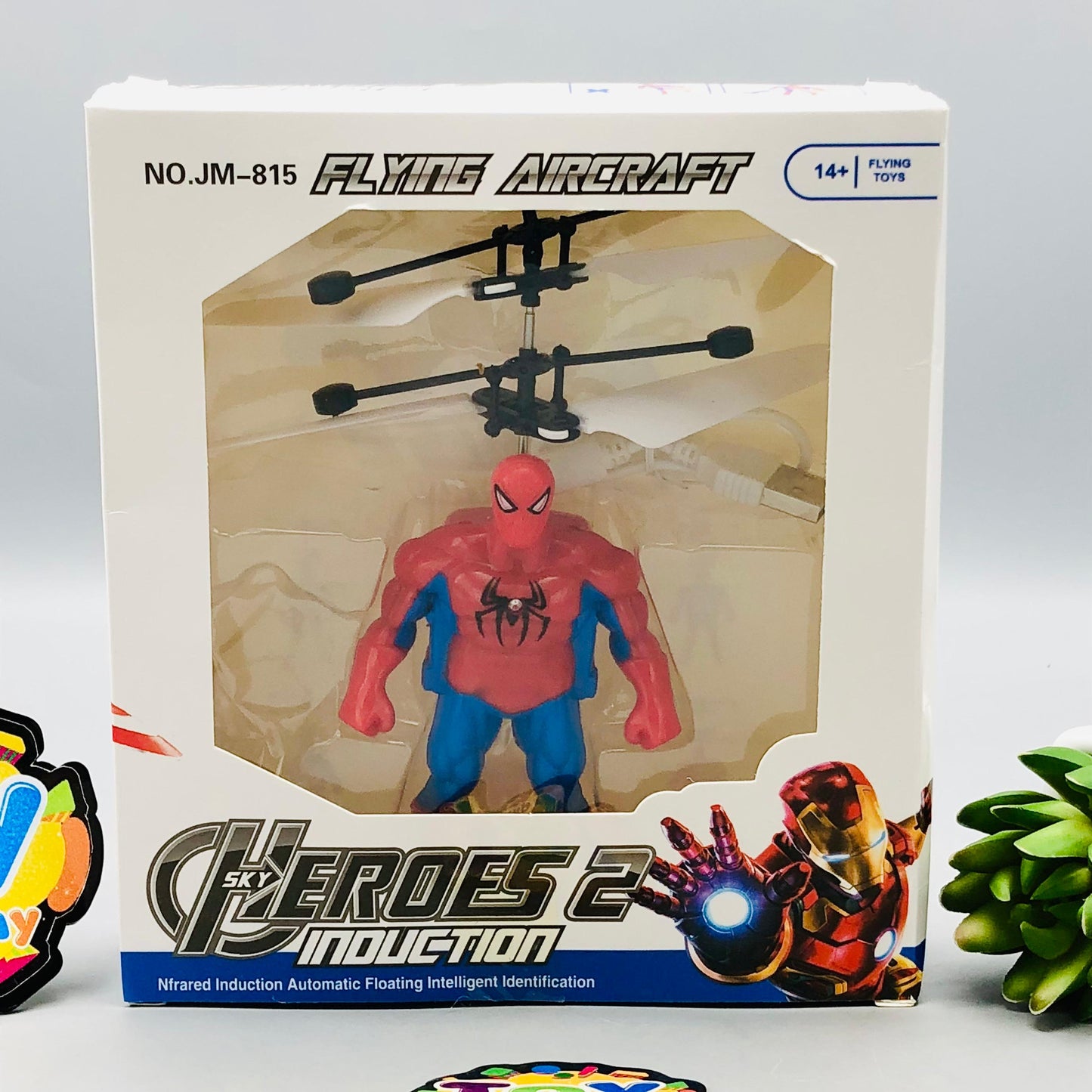 Hand Sensor Flying Spiderman Aircraft