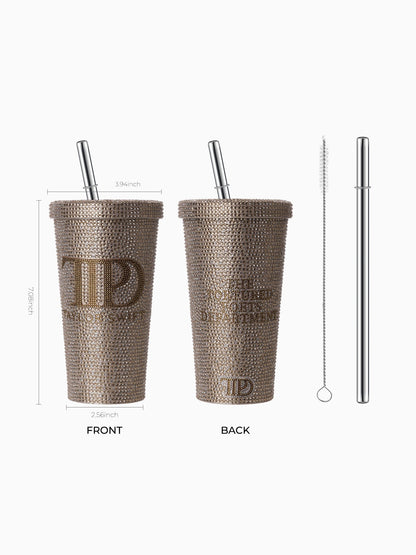 TS Bling Tumbler 16oz 【Reputation/1989/TTPD/Fearless/Lover/Midnight Edition】Double Wall Coffee Cup