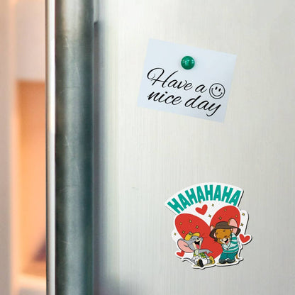Tom And Jerry Chuckle Away Fridge Magnet