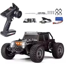16103 RC Jeep 1/16 Scale 4WD High-Speed Off-Road Truck with LED Lights