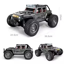 16103 RC Jeep 1/16 Scale 4WD High-Speed Off-Road Truck with LED Lights