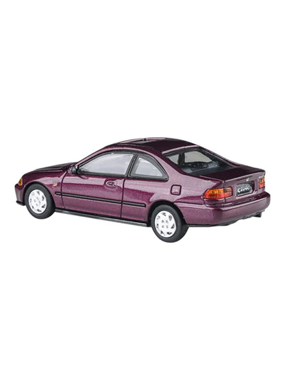 Para64 1985 Honda civic coupe eji camellia red 1:64 Scale