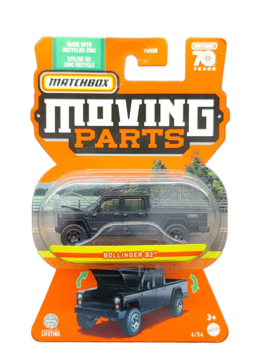 Matchbox Pre-Owned Moving Parts 70 Years Anniversary Bollinger B2 Mainline 1:64 Scale